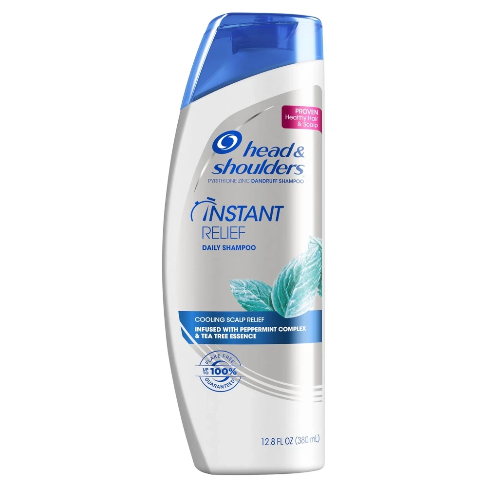 Head & Shoulders Instant Relief Daily Use Paraben Free Anti Dandruff Shampoo 12.8 fl oz