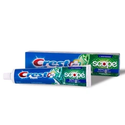 Crest Crest + Scope Outlast Complete Whitening Toothpaste Mint  5.4oz