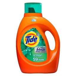 Tide Tide Plus Febreze Botanical Rain High Efficiency Liquid Laundry Detergent