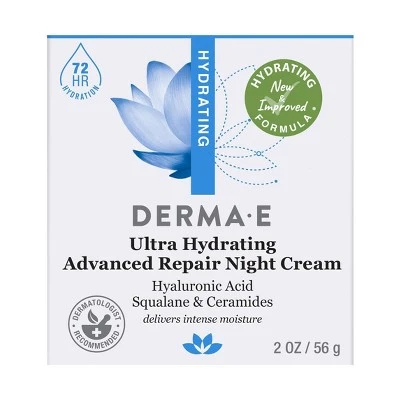 Derma E Hydrating Night Cream  2 oz