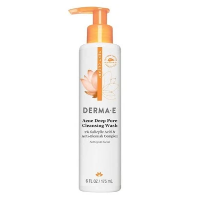 Derma E Acne Deep Pore Cleansing Wash  6 fl oz