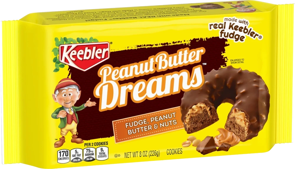 Keebler Peanut Butter Dreams Fudge Shoppe  8oz