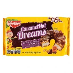 Keebler Keebler Fudge, Caramel & Peanuts Dreams Flavored Cookies, Fudge, Caramel & Peanuts Dreams