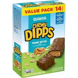 Quaker Quaker Chewy Dipps Peanut Butter 1.05oz/14ct
