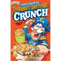 Quaker Cap'n Crunch Peanut Butter Crunch Breakfast Cereal 12.5oz
