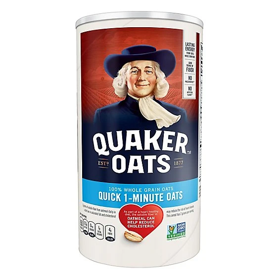 Quaker Oats Heart Healthy Quick 1 Minute Oats 18oz