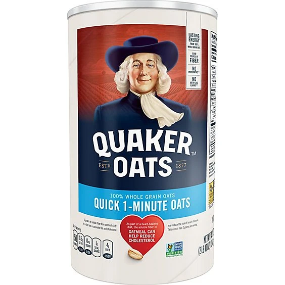 Quaker Oats Heart Healthy Quick 1 Minute Oats 42oz