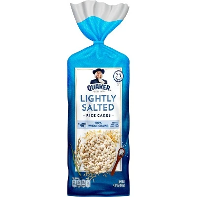 Quaker Lightly Salted Gluten Free Rice Cakes  4.47oz