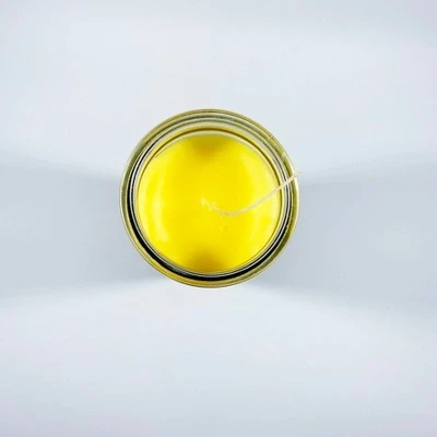 Jar Candle Yellow 11.3oz Continental Candle