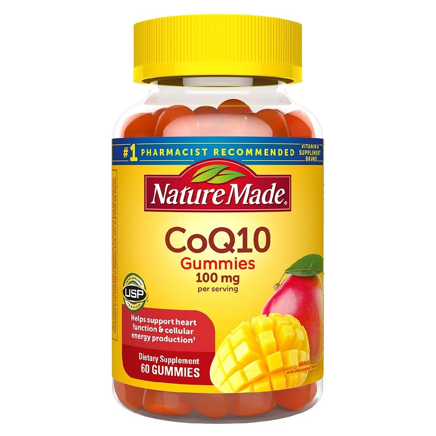 Nature Made CoQ10 100 mg Gummies  Mango  60ct