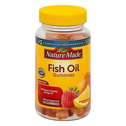 Nature Made Nature Made Fish Oil Gummies  Omega 3s EPA & DHA  Strawberry, Lemon & Orange  150ct