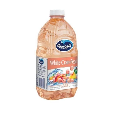 Ocean Spray White Cran Peach Juice Drink  64 fl oz Bottle