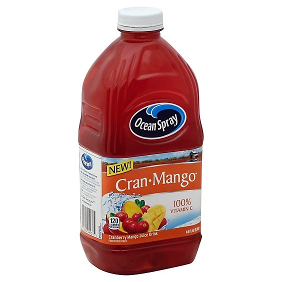 Ocean Spray Cran Mango Cranberry Mango Juice Drink From Concentrate