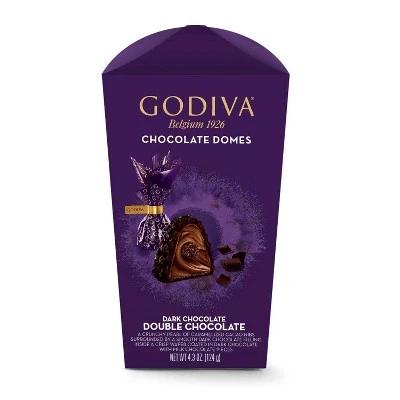 Godiva Double Chocolate Domes 4.3oz