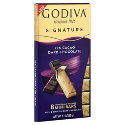 Godiva Godiva 72% Dark Cacao Bar  3.1oz