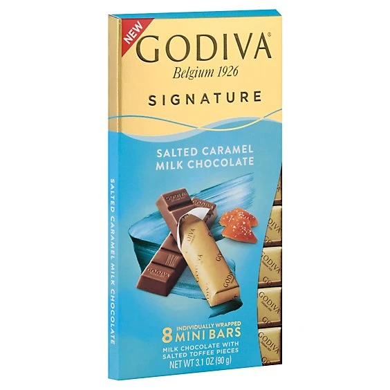 Godiva Salted Caramel Milk Bar  3.1oz