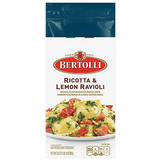 Bertolli Ricotta & Lemon Ravioli  20oz