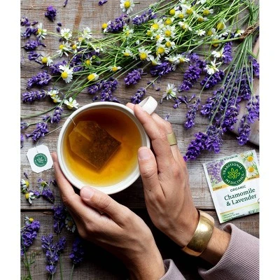 Traditional Medicinals Organic Chamomile with Lavender Herbal Tea 16ct