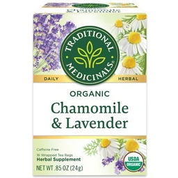 Traditional Medicinals Traditional Medicinals Organic Chamomile with Lavender Herbal Tea 16ct