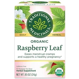 Traditional Medicinals Traditional Medicinals Organic Raspberry Leaf Herbal Tea  16ct