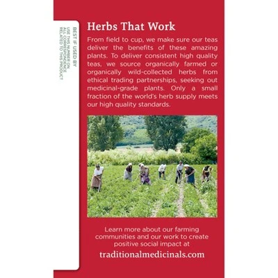 Traditional Medicinals Organic Throat Coat Herbal Dietary Supplement Herbal Tea  16ct