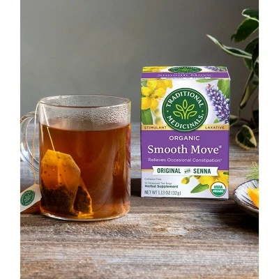 Traditional Medicinals Smooth Move Herb Tea  16ct