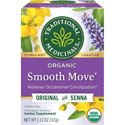 Traditional Medicinals Smooth Move Herb Tea  16ct