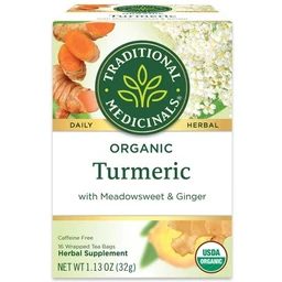 Traditional Medicinals Traditional Medicinals Turmeric with Meadowsweet & Ginger 16ct