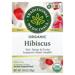 Traditional Medicinals Traditional Medicinals Organic Hibiscus Herbal Tea 16ct