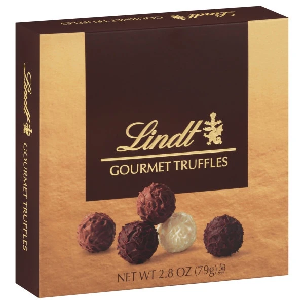 Lindor Gold Gifting Sampler Box Chocolates 3.4oz