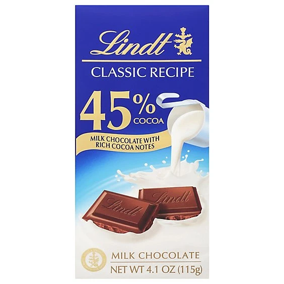 Lindt Classic Recipe 45% Bar  4oz