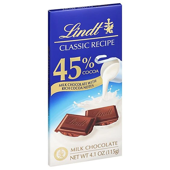 Lindt Classic Recipe 45% Bar  4oz