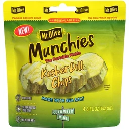 Mt. Olive Mt. Olive Munchies Kosher Dill Chips Pickle Pouch  4.8oz