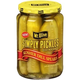 Mt. Olive Mt. Olive Simply Pickles Kosher Dill Spears  24 fl oz