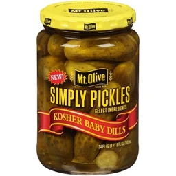 Mt. Olive Mt. Olive Simply Pickles Kosher Baby Dills  24 fl oz