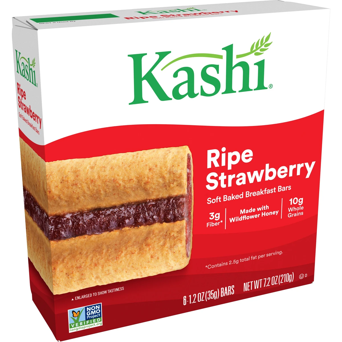 Kashi Soft Baked Breakfast Fruit & Grain Bars, Ripe Strawberry