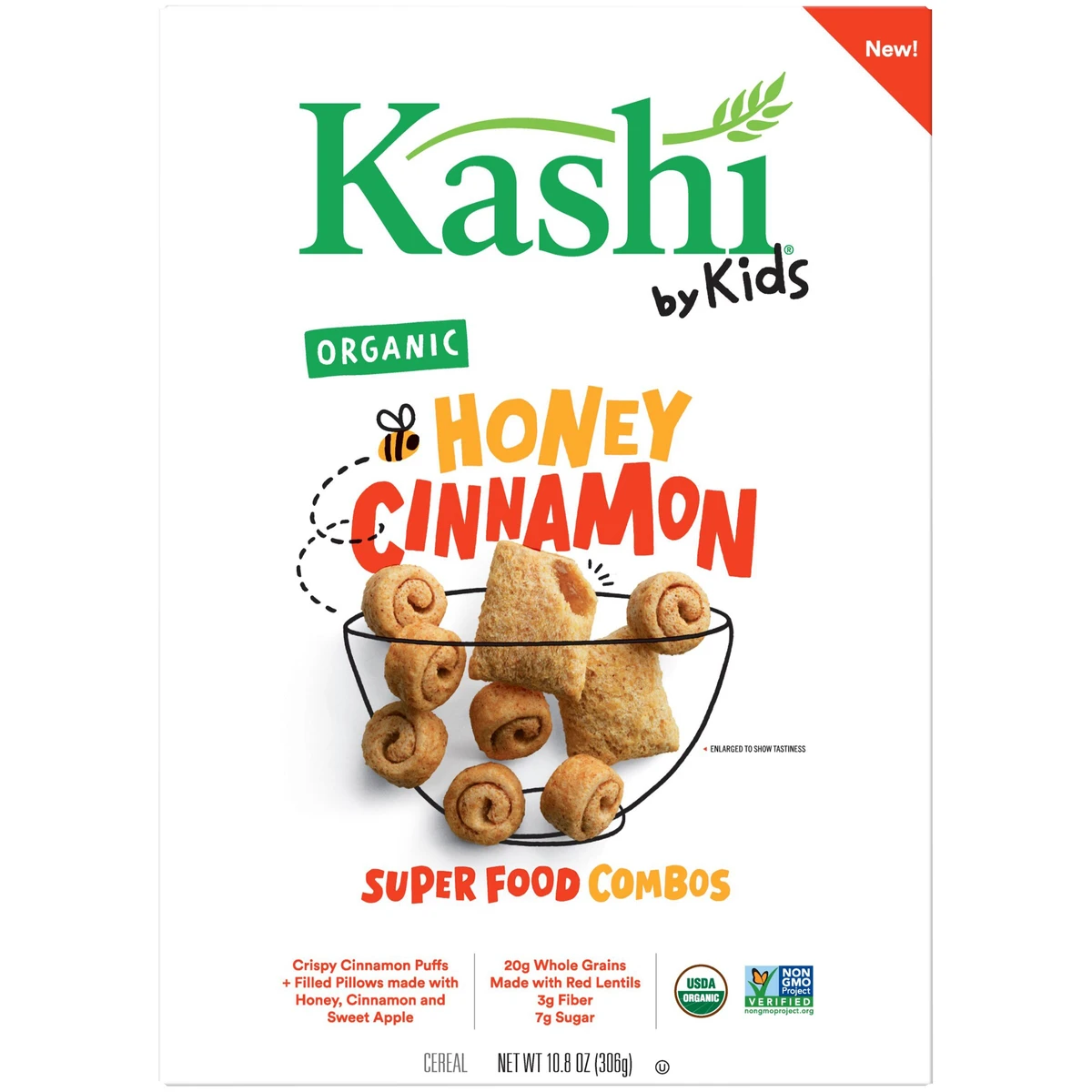 Kashi by Kids Organic Honey Cinnamon Cereal  10.8oz