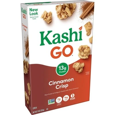 Kashi GoLean Crisp! Cinn Crumble Multigrain Cluster Breakfast Cereal 14oz