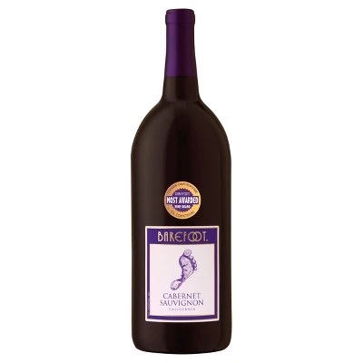 Barefoot Cabernet Sauvignon Red Wine  1.5L Bottle