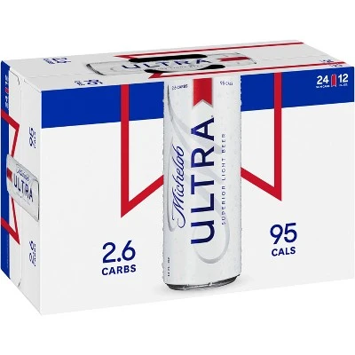 Michelob Ultra Beer  24pk/12 fl oz Cans