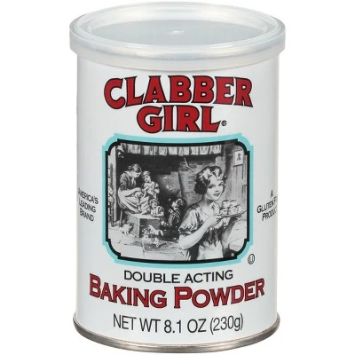 Clabber Girl Double Acting Baking Powder  8.1oz