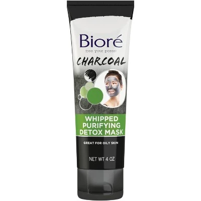 Biore Charcoal Whipped Detox Face Mask 4oz