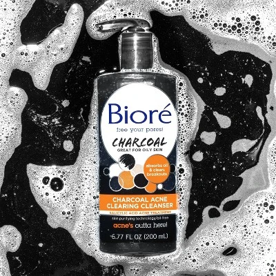 Biore Charcoal Acne Clearing Facial Cleanser 11.45 fl oz