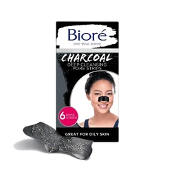Biore Biore Charcoal Deep Cleansing Pore Strips Pore  6ct