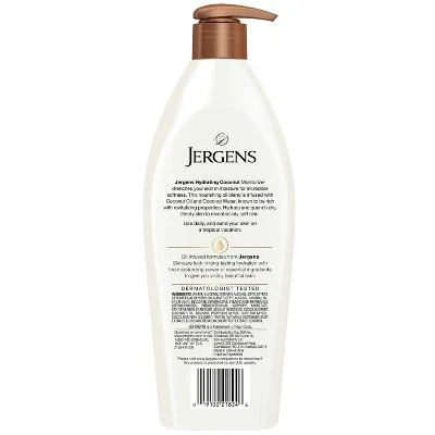 Jergens Dry Skin Moisturizer, Hydrating Coconut