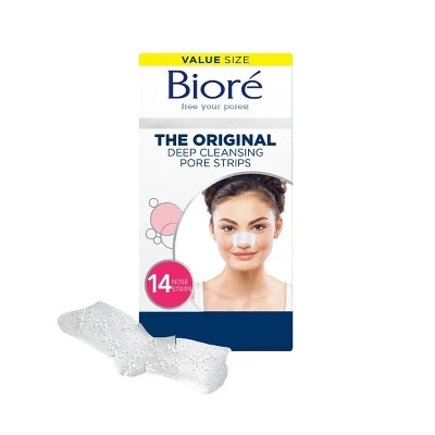 Biore Deep Cleansing Pore Strips  Nose  14ct