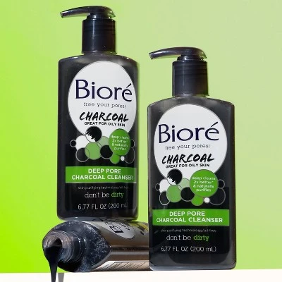 Biore Deep Charcoal Cleanser 6.7 oz