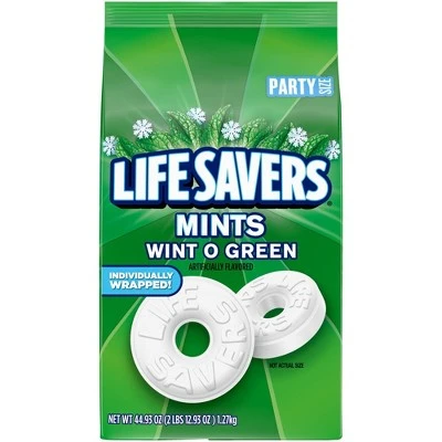 Life Savers Wint O Green Mint Candies  50oz