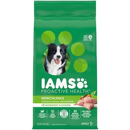  IAMS Adult Minichunks Chicken High Protein Dry Dog Food  7 Lb