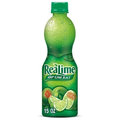 ReaLime 100% Lime Juice  15 fl oz Bottle